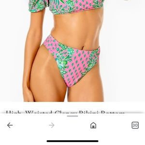 High-Waisted Clancy Bikini Bottom